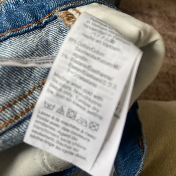 Madewell the Perfect Vintage Crop Distressed Jeans in Rosabelle Wash Size 26 - Picture 8 of 8